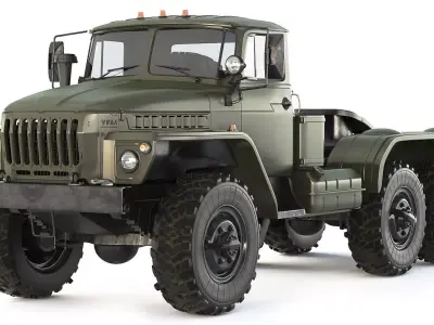 Ural 4420 1978 3D model