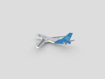 Boeing 747 General Electric 3D model