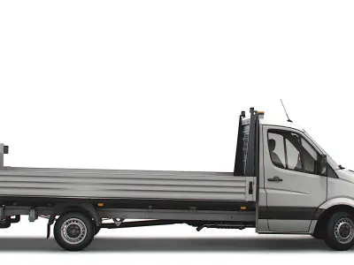 Dodge Sprinter Dropside Tail Lift 2009 3D model