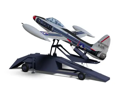 Republic F-84 G15 3D model