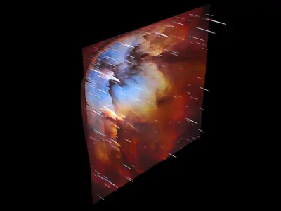 Trifid Nebula 3D model