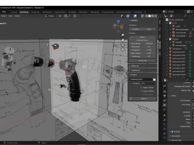 F-14 tomcat joystick 3D model