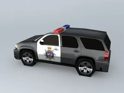 ChevyTahoe for Police Free 3D model