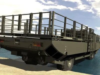 JGSDF Type94 Beach Minelayer Vehicle 3D model