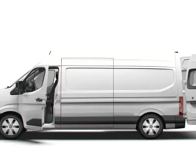 Renault Master L3H3 Van HQ Interior 2024 3D model