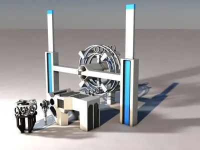 Travelar - Null Gravity Transportation Free 3D model