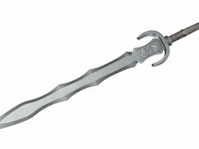 Big swords collection 3D model