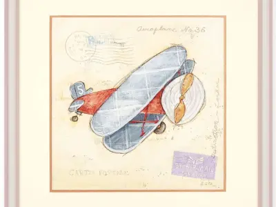 Art Frams 101- Vintage AirCraft 3D model