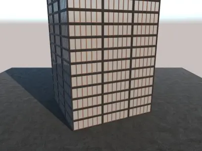 Architecture Building for Background Free 3D model