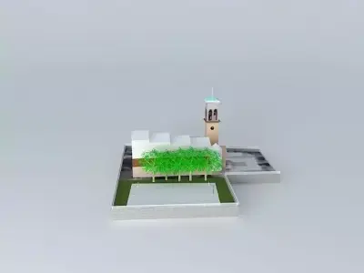 CHURCH OF SAN JUAN BAUTISTA Cerano, GUANAJUATO, MEXICO. Free 3D model