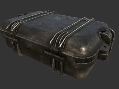 Military First Aid Kit Soldier Low-poly 3D model