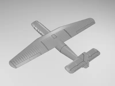Horsa MkI Airspeed AS 51 3D print model