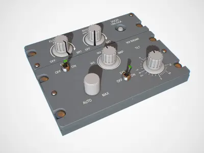 FLOOD Panel Low-poly 3D model