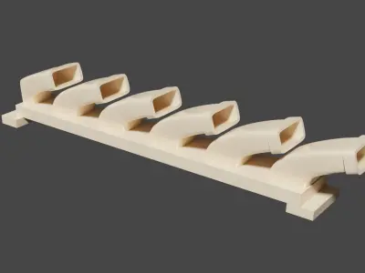 Exhausts for 24th scale Airfix Stuka 3D print model