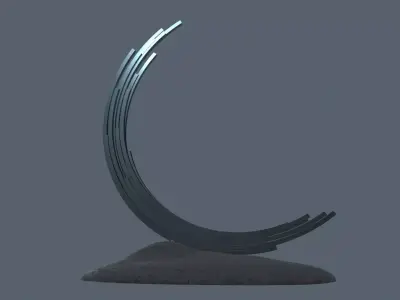 Scifi Archway Free 3D model