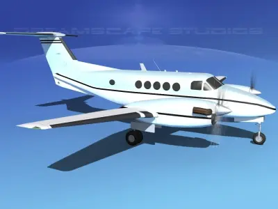 Beechcraft B200 GT King Air V12 3D model