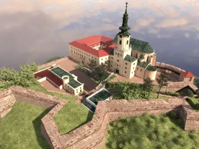 Nitra castle - Slovakia 3D model