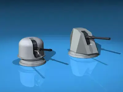 Navy guns 3D model