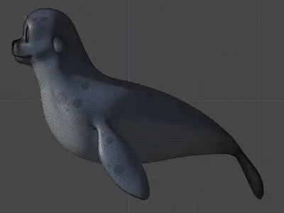 Phoque Free 3D model