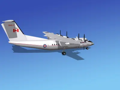 Dehavilland DHC-7 Canada 3D model