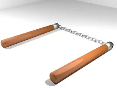 ChainStick - Wooden 3D model