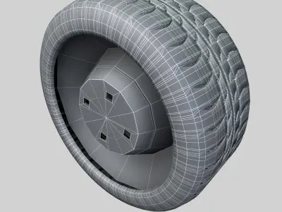 VW Wheel 3D model