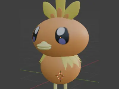 Torchic Free 3D model