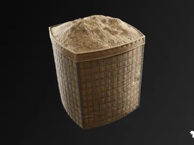 Military Exterior Pack Low-poly 3D model