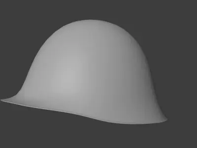 WZ 31 Polish Helmet Low-poly 3D model