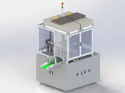 Automatic assembling of touch screen 3D model