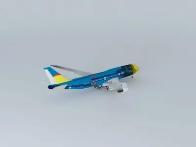 Royal Airways Boeing 747 Free 3D model