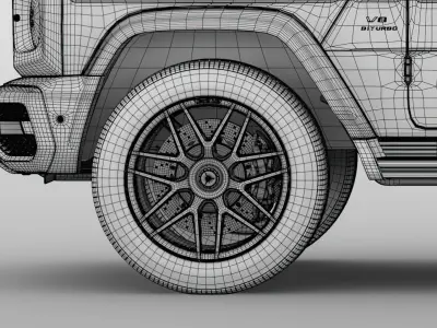 Mercedes AMG G 63 Edition 1 2019 wheel 3D model