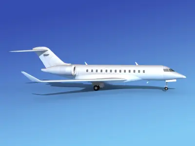 Global Express XRS Bare Metal 3D model