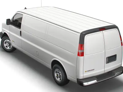 Chevrolet Express Cargo Extended WB 2022 3D model