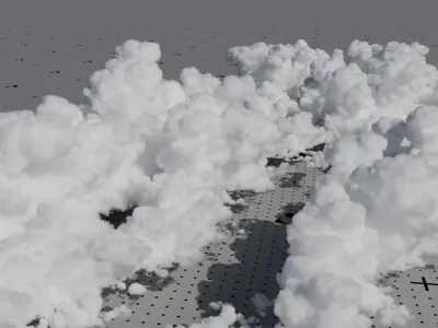 VDB Cumulonimbus Cloud Field 12 3D model