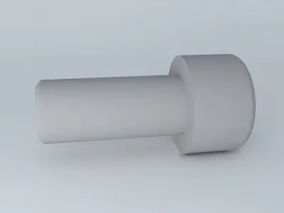 M 8 x 18 8.8 hex socket head cap screw DIN 912 Free 3D model