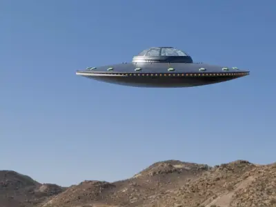 UFO - SpaceShip - Alien - Ovni - Extraterrestre - Nave Espacial 3D model