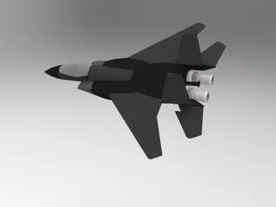 Aircraft design F15 3D model