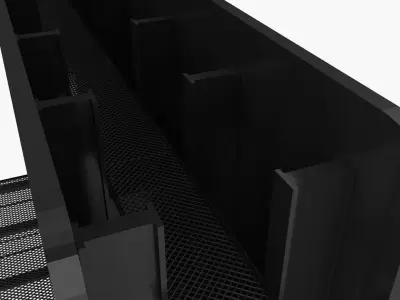 Billboard Low-poly 3D model