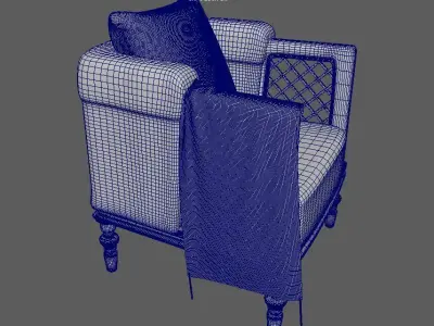 Arm chair Free 3D model buy
