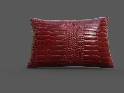 Cushion furniture Low-poly 3D model shop