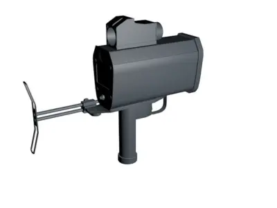 UltraLyte LR - Lasergun Low-poly 3D model