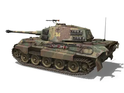 Panzerkampfwagen VI - Ausf B - Tiger II 3D model