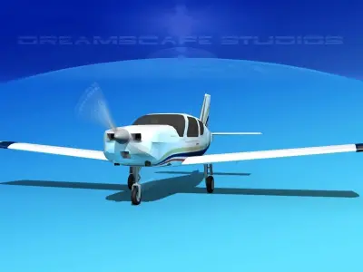 Socata TB-20 Trinidad V01 3D model
