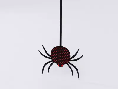 Hanging spider decoration 3d model 3D model