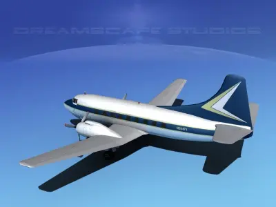 Martin 202 Executive 2 3D model