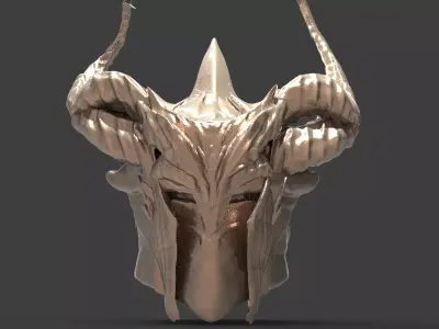 Thane Viking Helmet 3D model