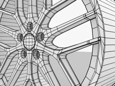 BBS CC-R Low-poly 3D model