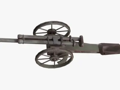 Cannon Free 3D model
