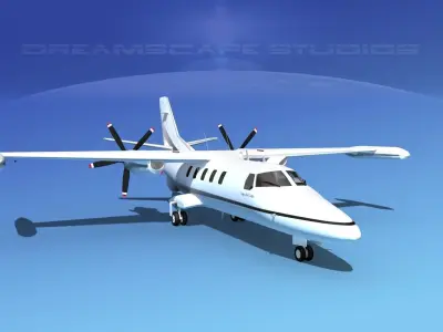 Dreamscape AF-46 Turbo Star Executive V08 3D model